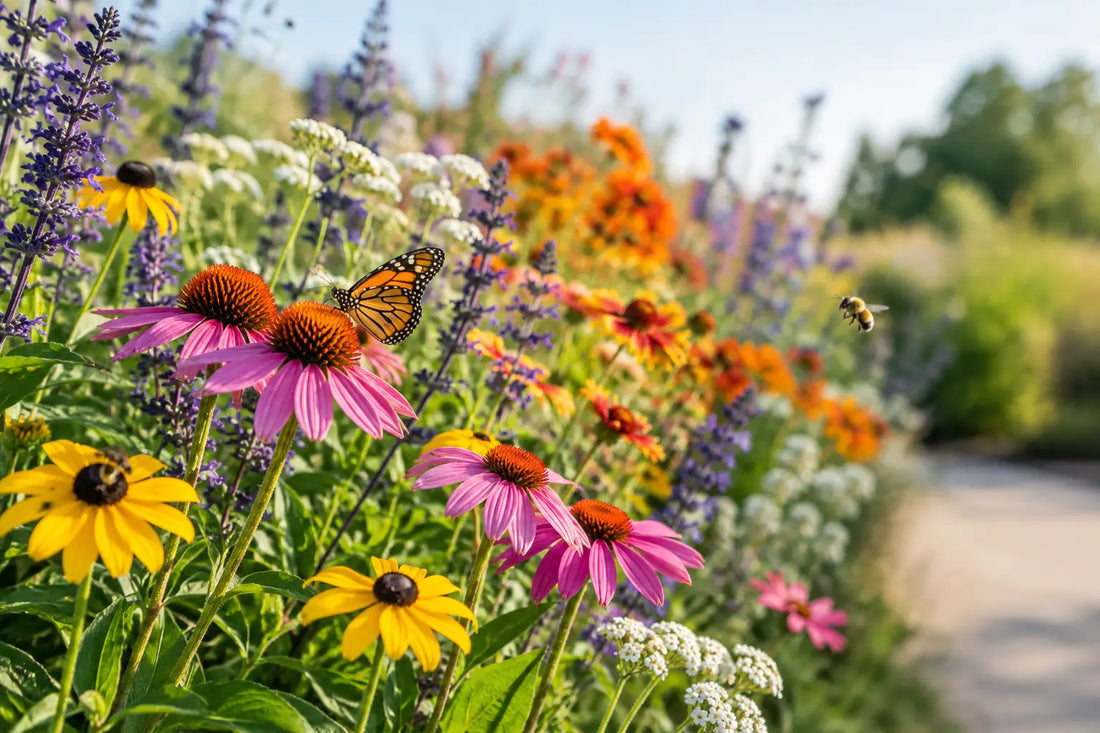 Best Seeds for Pollinator Borders That Bloom