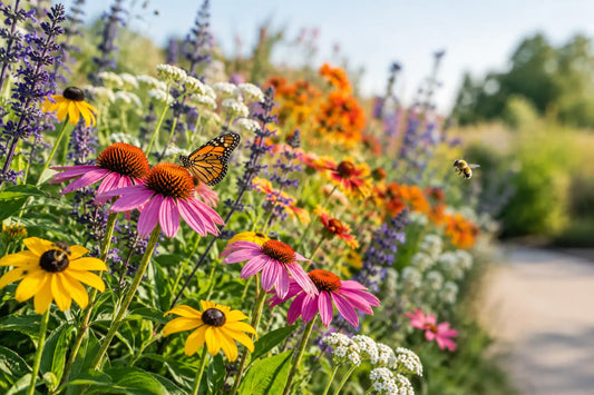 Best Seeds for Pollinator Borders That Bloom