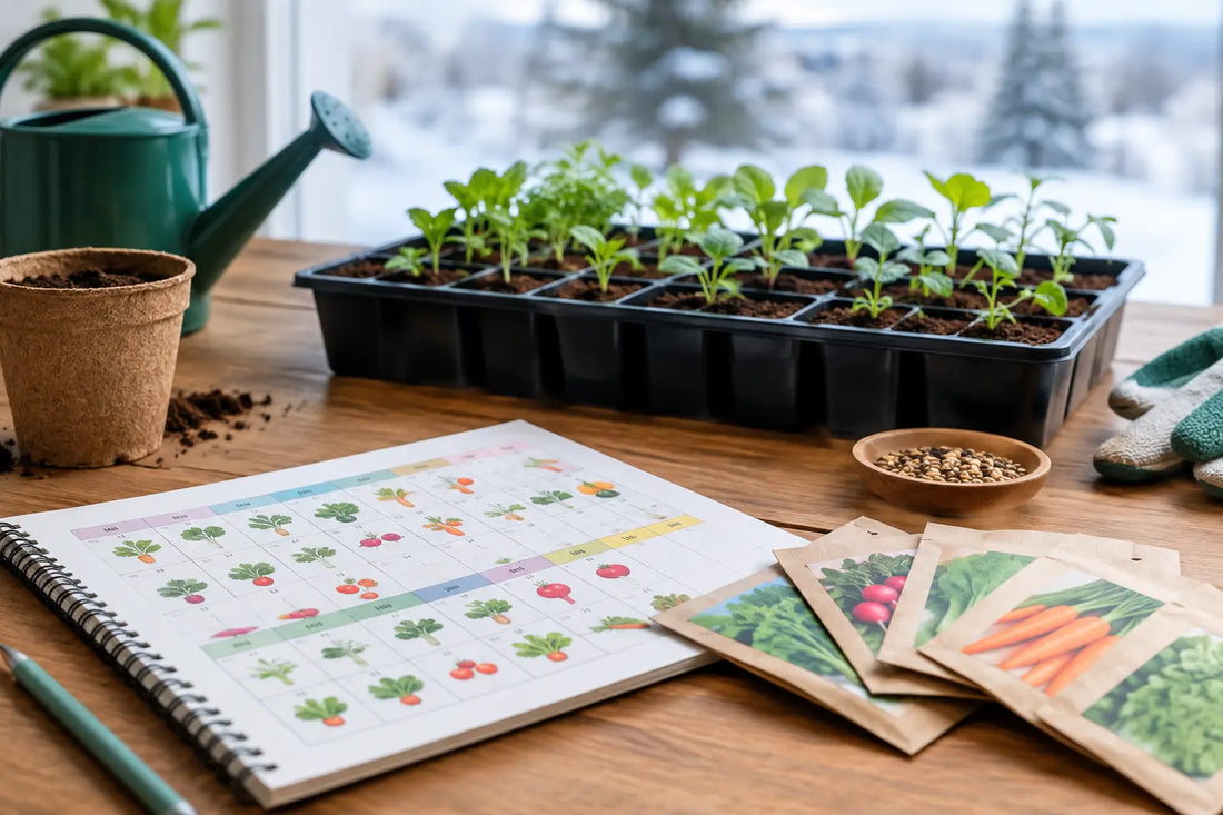 Seed Starting Calendar for Northern Gardens