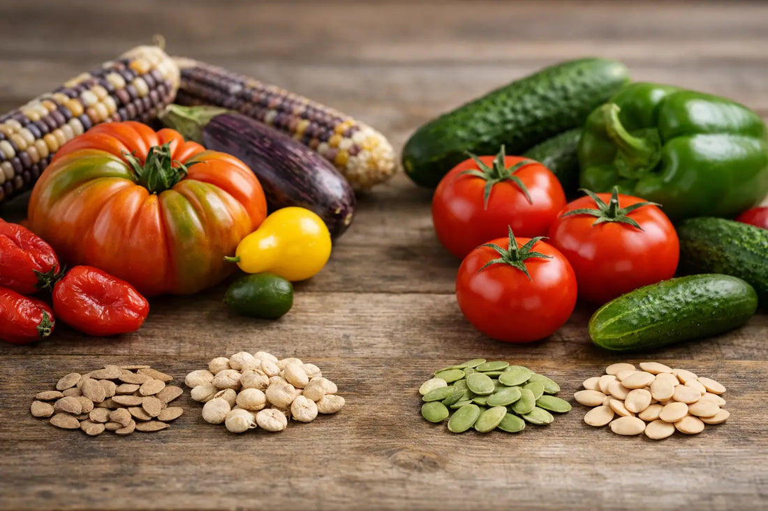 Heirloom vs Hybrid Vegetable Seeds