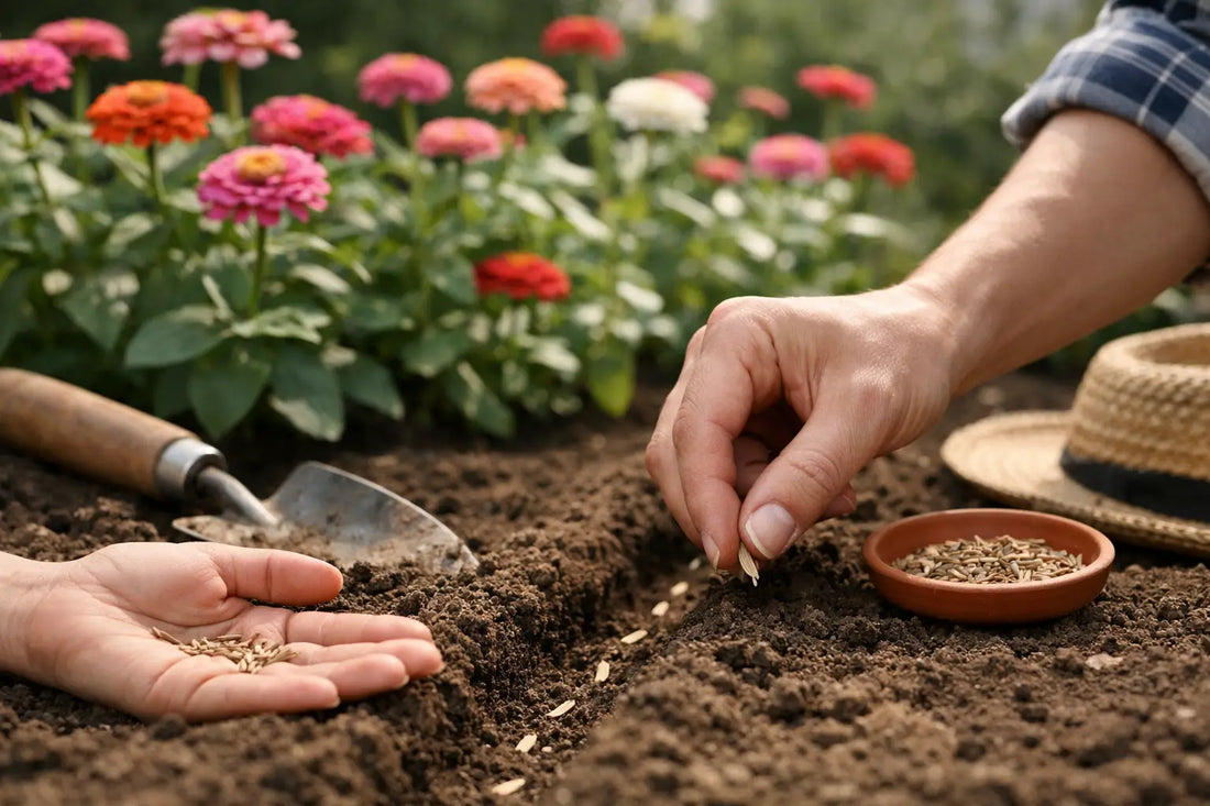 How to Direct Sow Zinnia Seeds for Strong Blooms