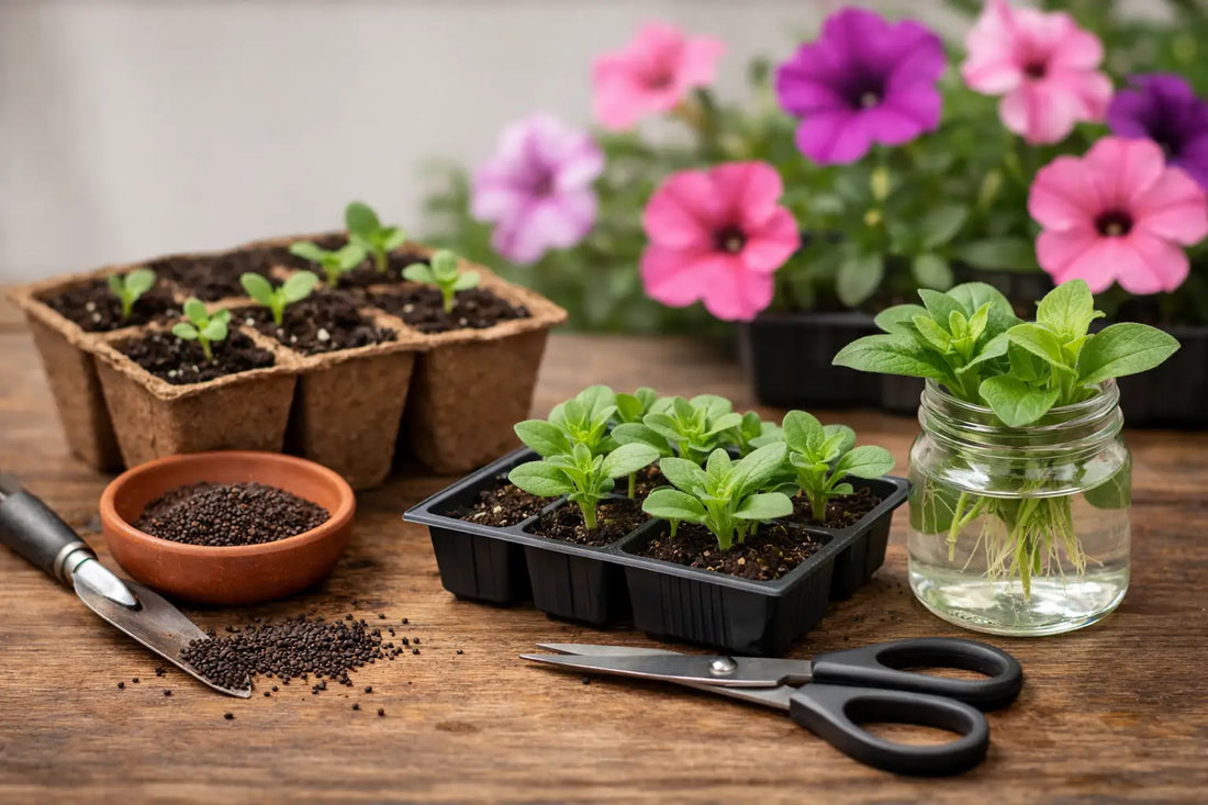 Petunia Seeds vs Cuttings for Home Growers