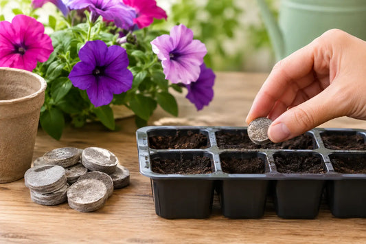 Petunia Seed Pellets Make Sowing Easier