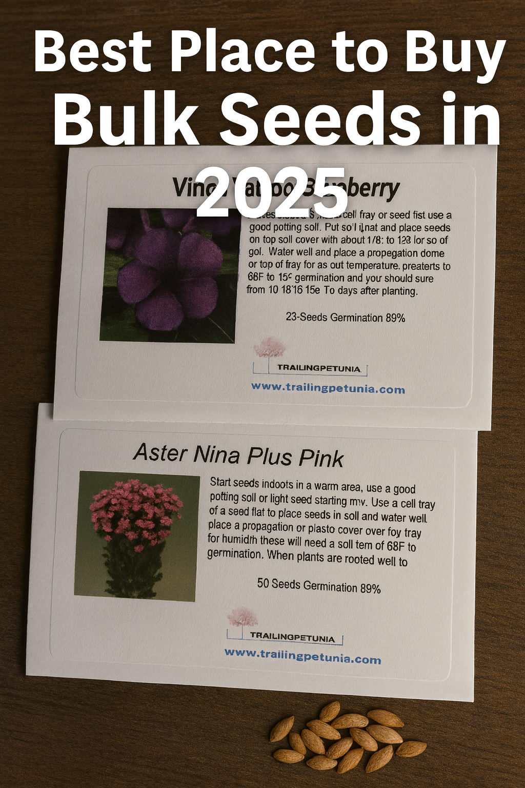 “Best place to buy bulk seeds in 2025 – Trailing Petunia Bulk and Smaller Pack Seeds”