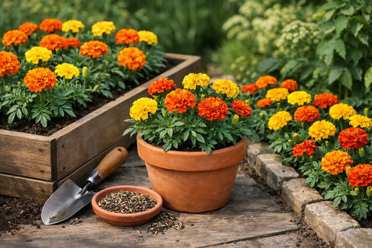 Marigold Seeds for Beds, Pots, and Borders