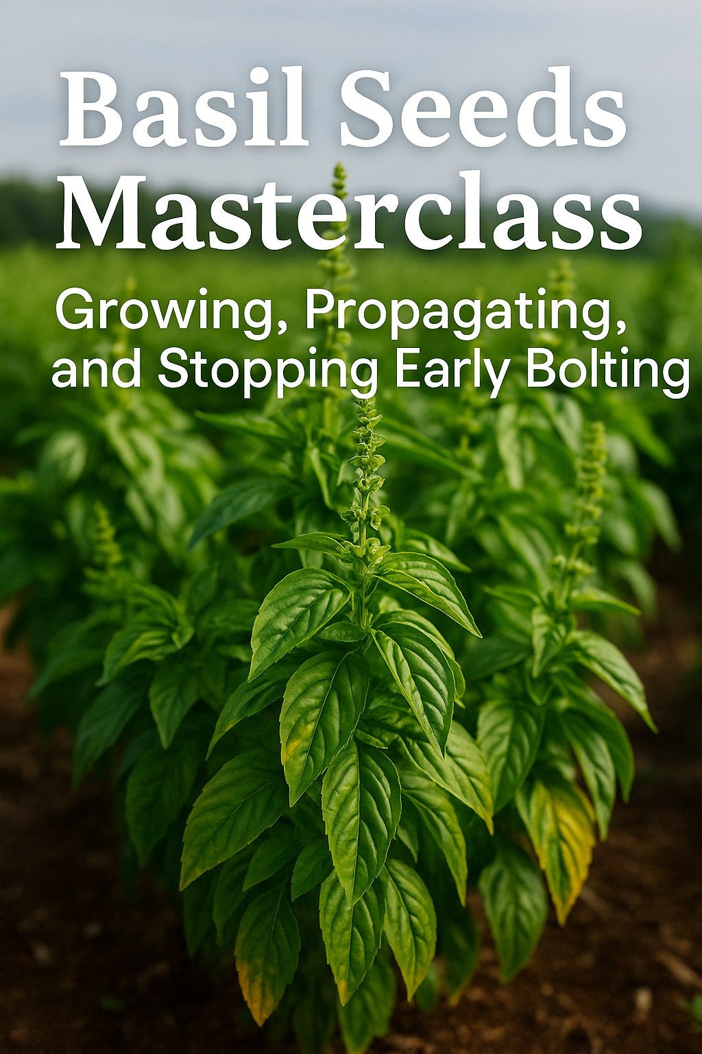 Basil Seeds Masterclass: Grow & Harvest High-Yield Herb Plants – Buy ...