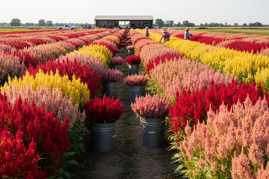 Best Celosia Varieties for Farmers Markets & Florists – Stem Length, Vase Life & Buyer Appeal