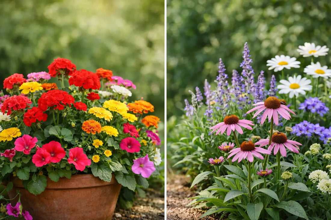 Annual Flowers vs Perennials: Which Fits?