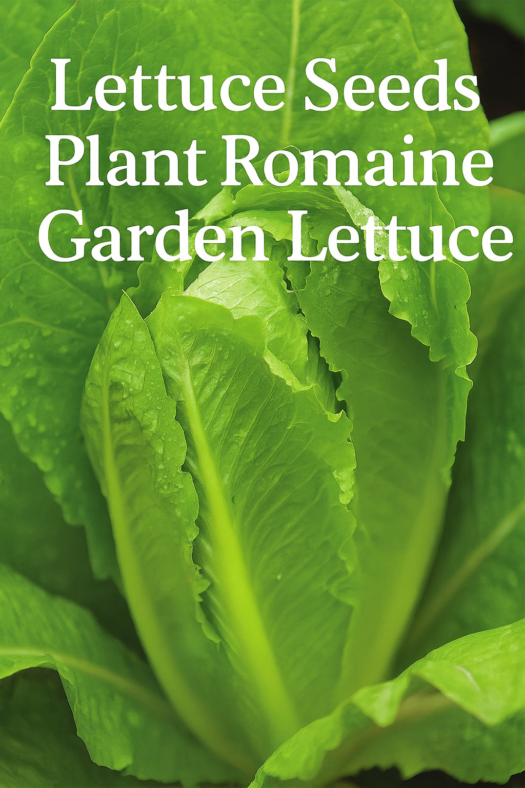 Fresh green lettuce growing in the garden with crisp, vibrant leaves.