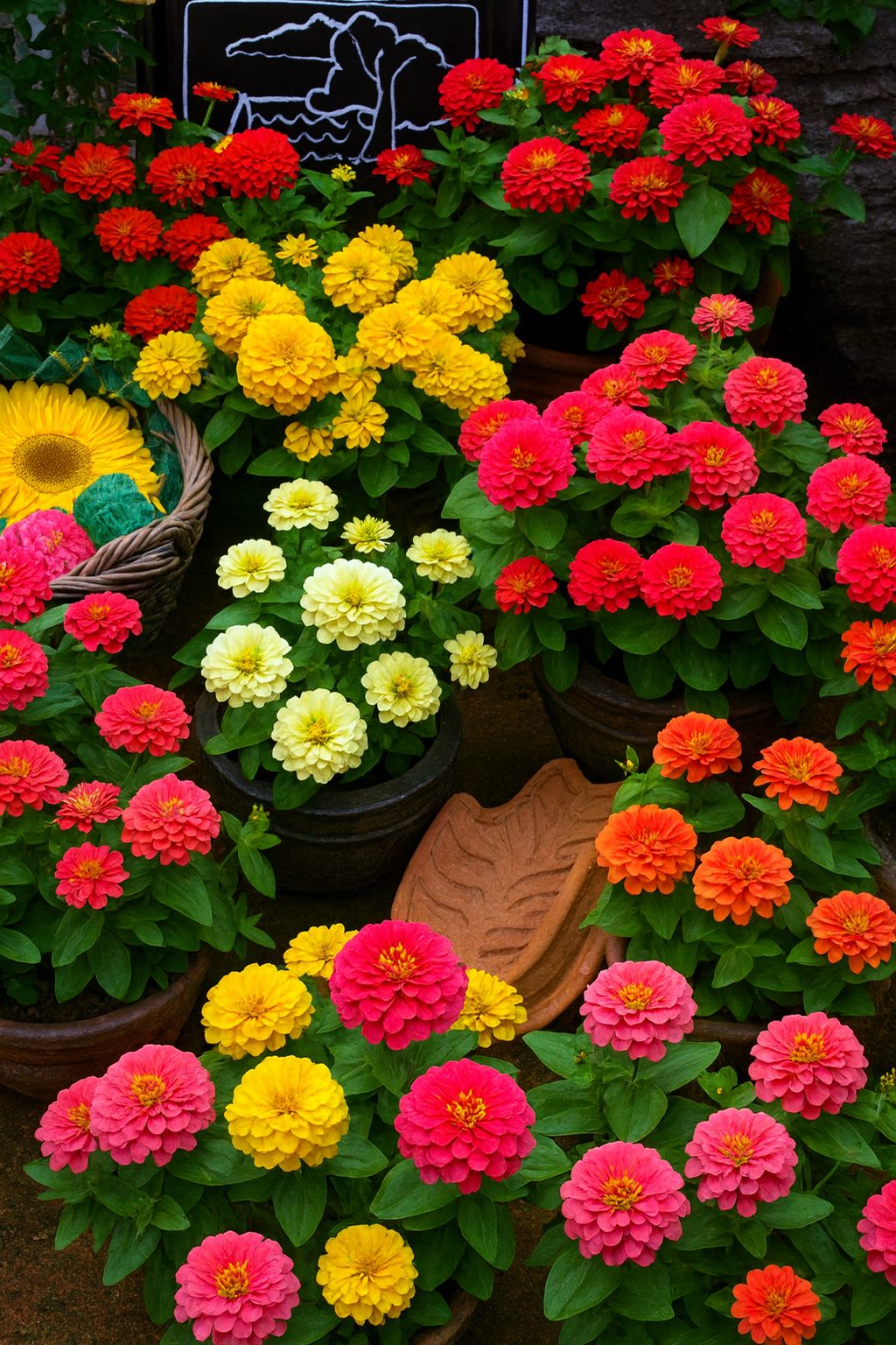 dreamland mix zinnia bulk zinnia seeds