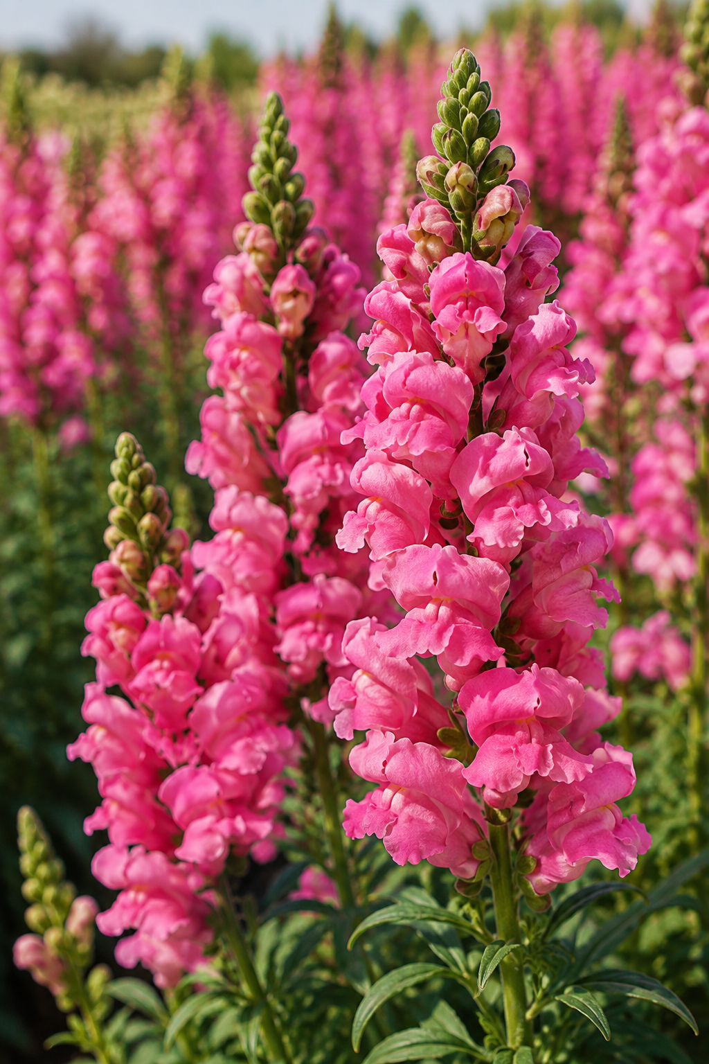 1,000 Pelleted Snapdragon Seeds – Monaco Dark Pink Cut Flower Snapdragon