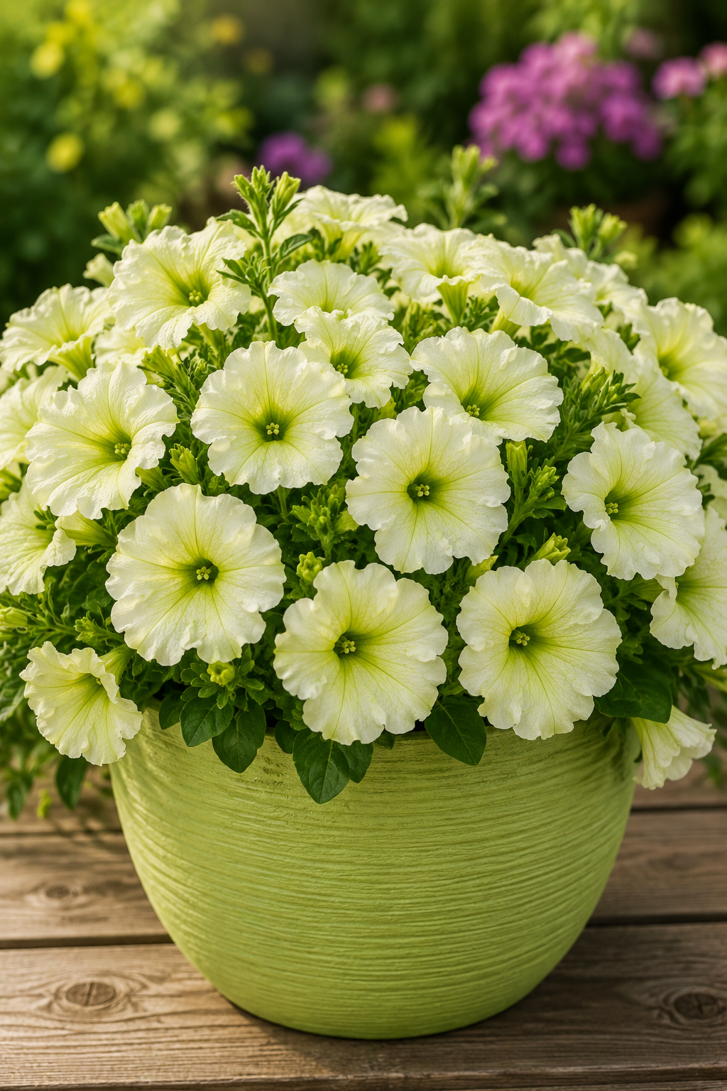 Petunia Seeds Trilogy Lime Pelleted Flower Seeds