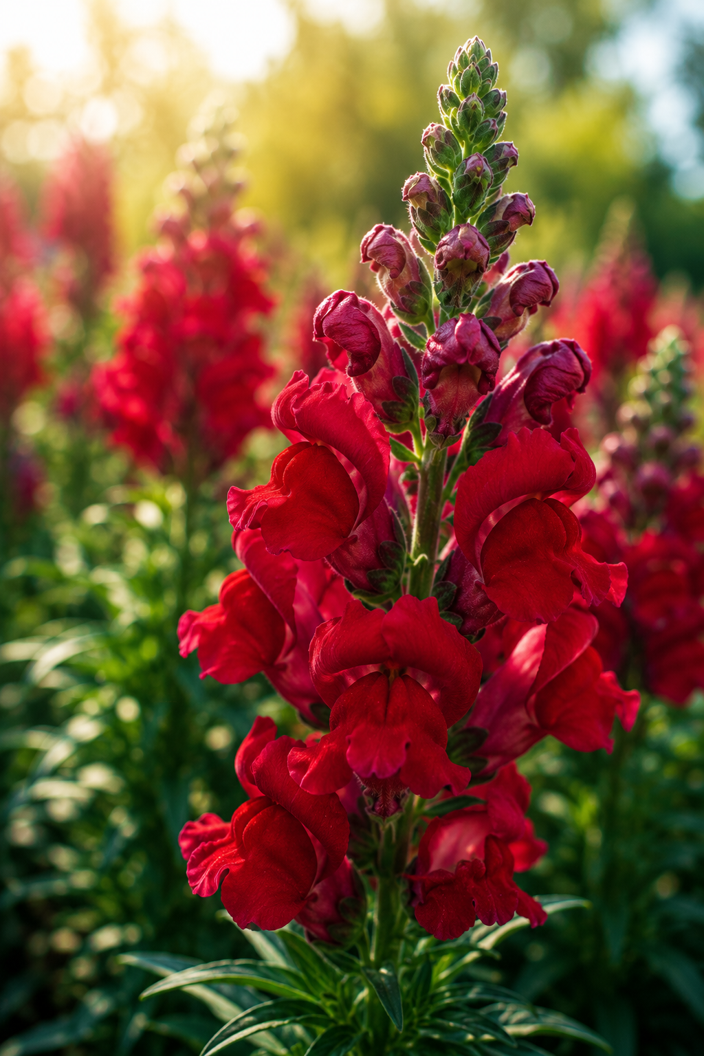 1,000 Pelleted Snapdragon Seeds Orleans Red Cut Flower