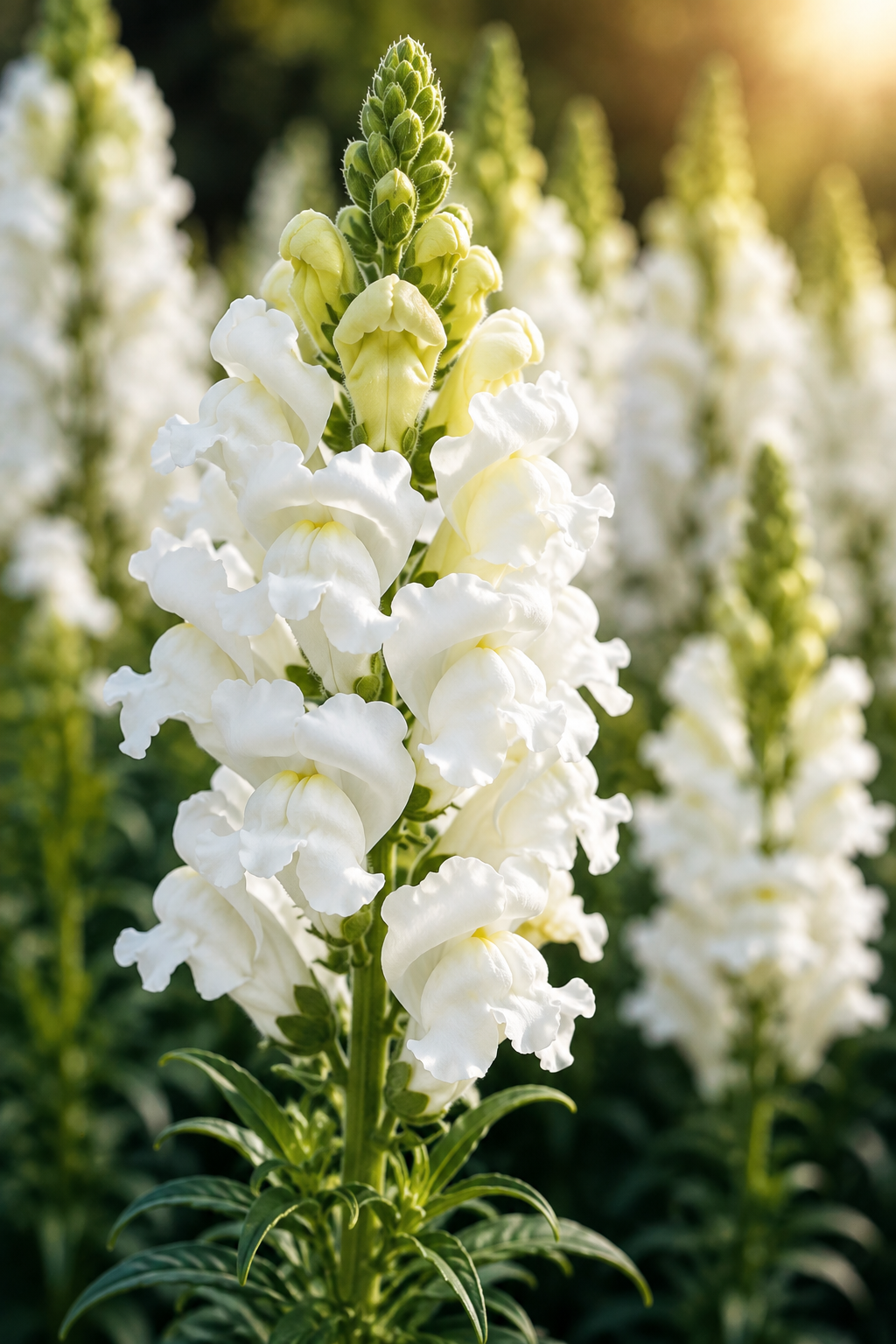 1,000 Pelleted Snapdragon Seeds Orleans White Cut Flower